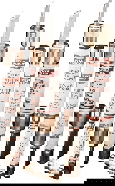 Cylindrical Fast-Acting Fuse: K5, 110 A, 9-5/8